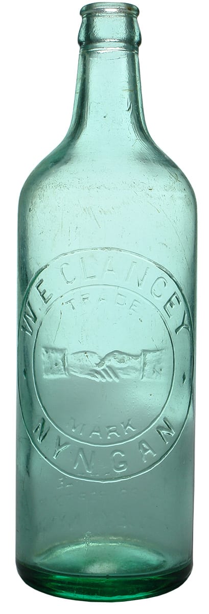 Clancey Nyngan Shaking Hands Crown Seal Bottle