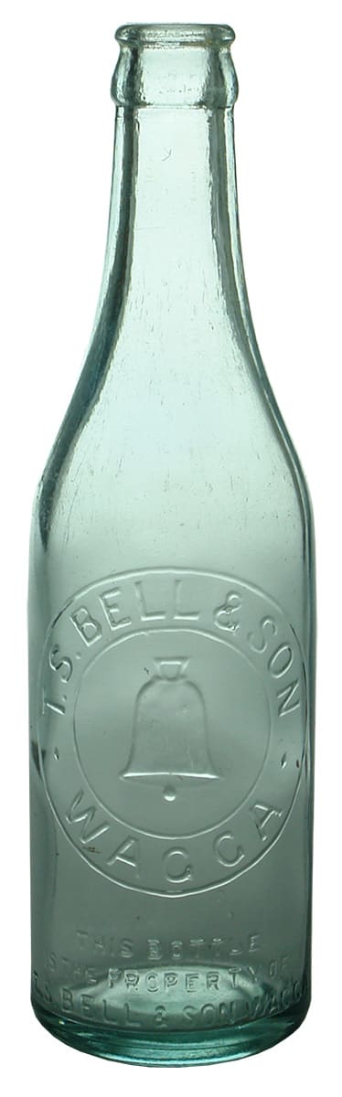 Bell Wagga Crown Seal Soft Drink Bottle