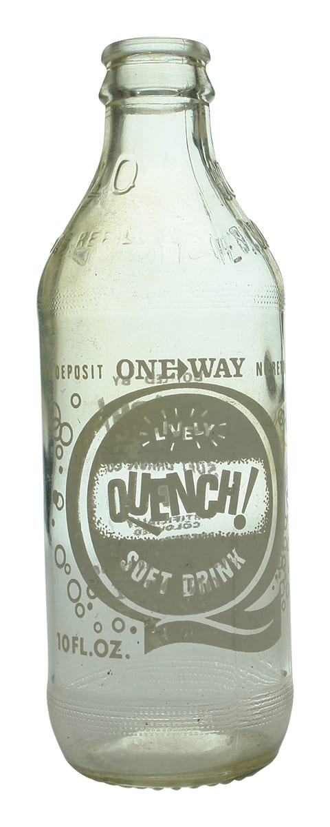 Quench Soft Drink Ceramic Label Bottle