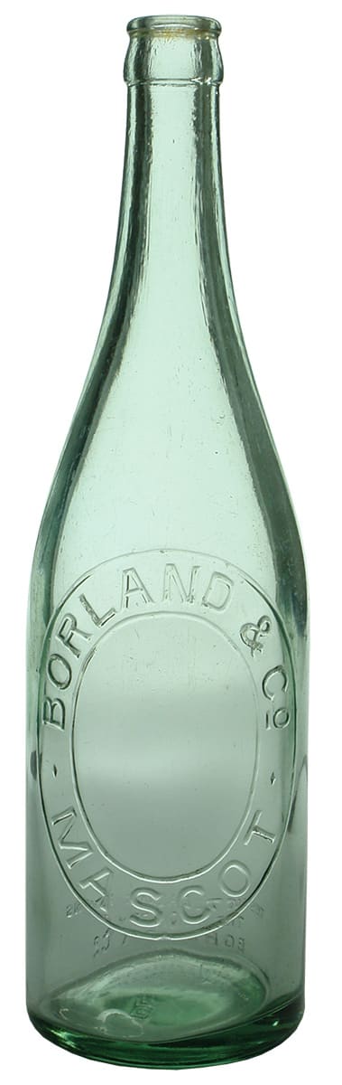 Borland Mascot Crown Seal Soft Drink Bottle