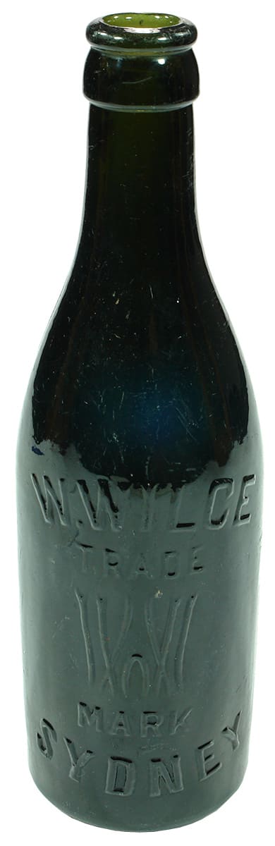 Wilce Sydney Dark Green Crown Seal Bottle