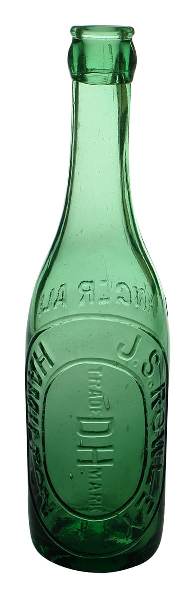 Rowley Hamilton Ginger Ale Crown Seal Bottle