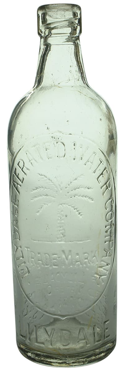 Lilydale Aerated Waters Fern Tree Old Bottle
