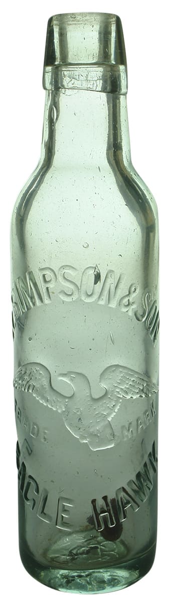 Simpson Eaglehawk Lamont Patent Bottle