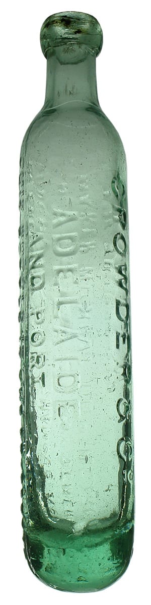 Crowder Adelaide Antique Maugham Patent Bottle