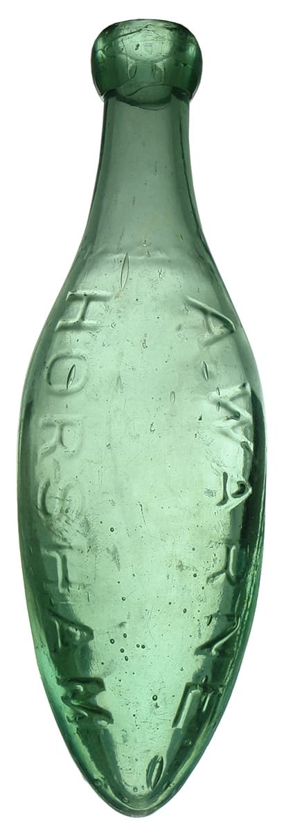 Warne Horsham Antique Torpedo Bottle