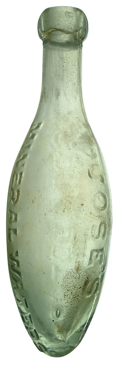 Jose's Mineral Waters Geraldton Torpedo Bottle