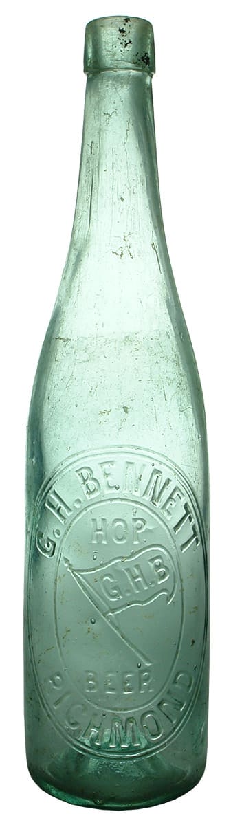 Bennett Richmond Flag Hop Beer Bottle