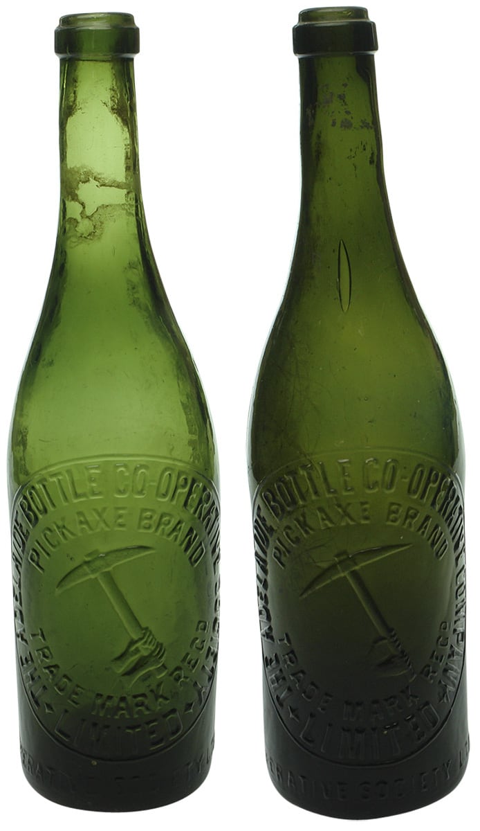 Pickaxe Beer Adelaide Old Beer Bottles