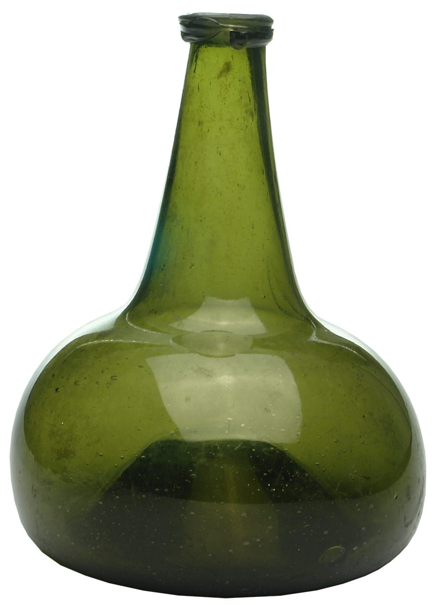 Dutch Onion Antique Wine Spirit Bottle