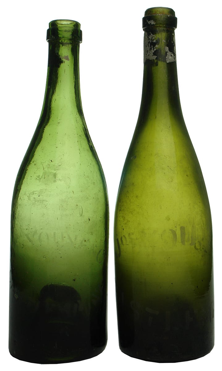 Jos Young Castlemaine Antique Beer Bottles