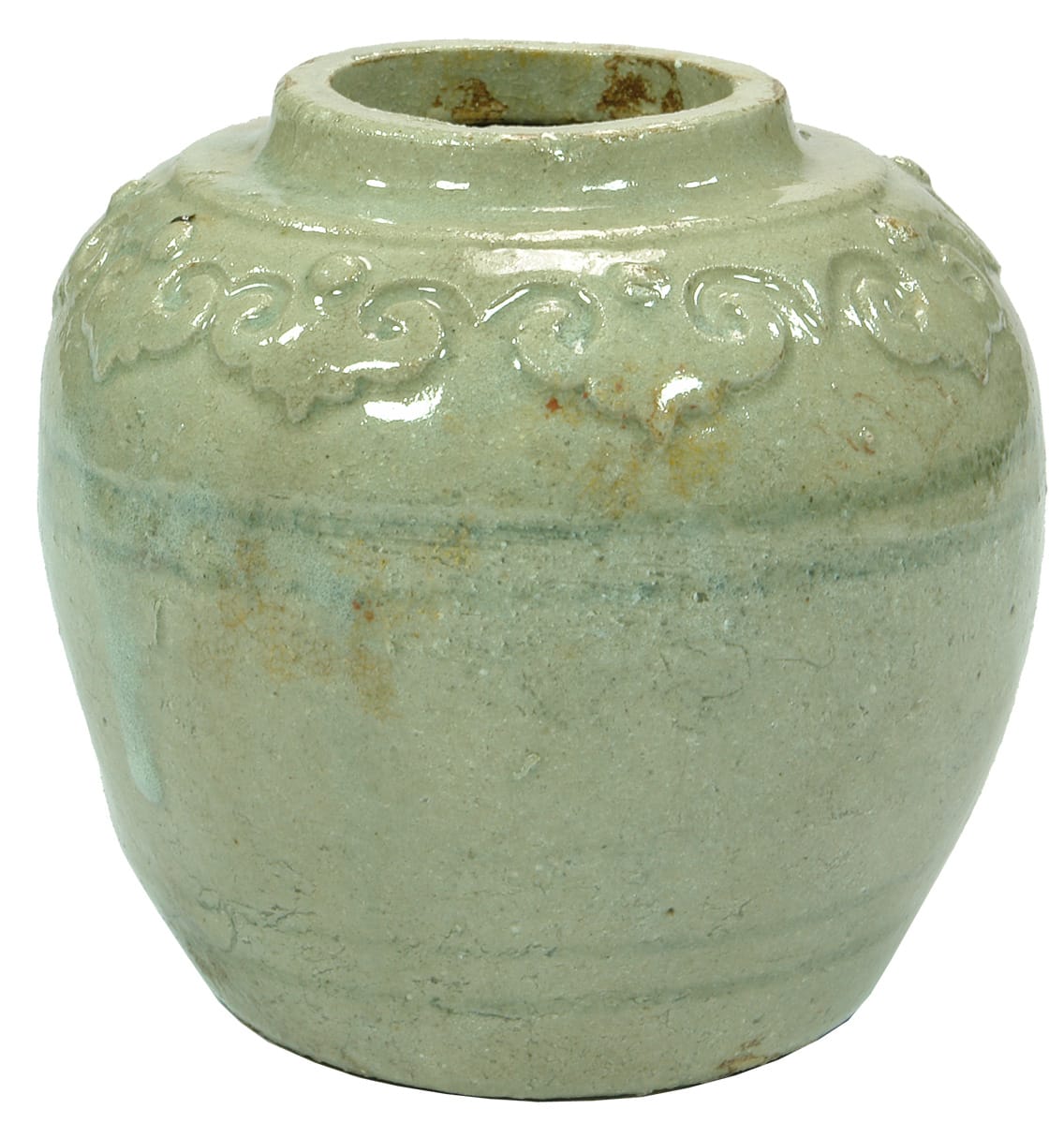 Blue White Ceramic Ginger Jar