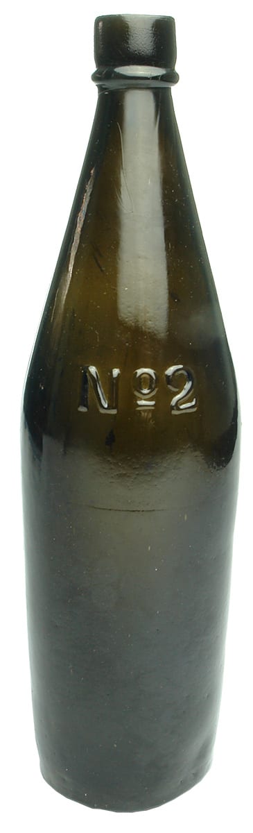 No 2 Porter Beer Antique Bottle
