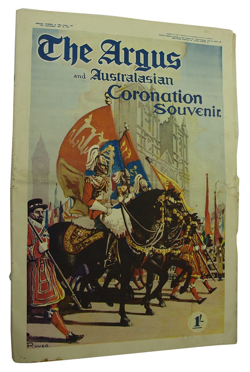 Argus Australasian Coronation Souvenir 1937