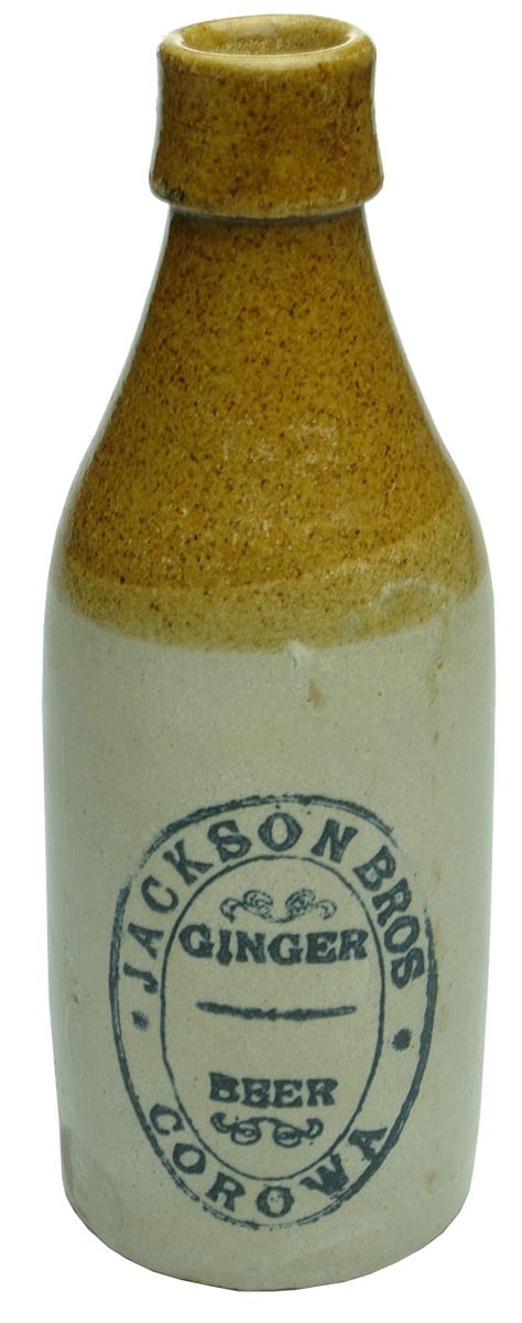 Jackson Bros Corowa Ginger Beer Bottle