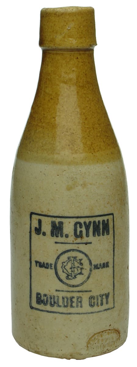 Gynn Boulder City Stone Ginger Beer Bottle