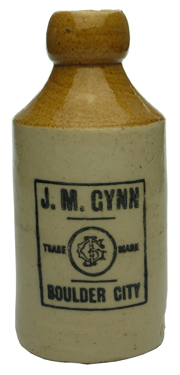 Gynn Boulder City Stoneware Ginger Beer Bottle