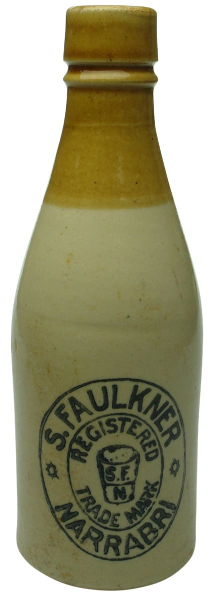 Faulkner Narrabri Glass Stoneware Ginger Beer Bottle
