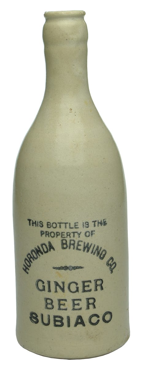Horonda Brewing Subiaco Ginger Beer Vintage Bottle