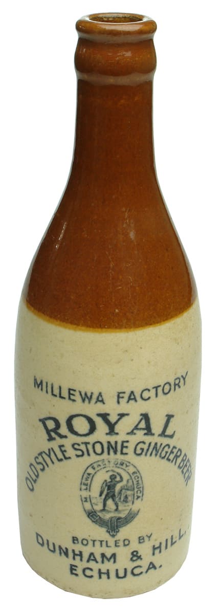 Dunham Hill Echuca Aboriginal Millewa Factory Bottle