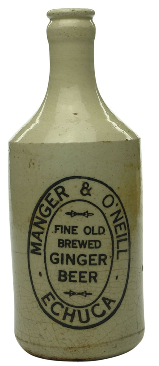 Manger O'Neill Fine Old Brewed Ginger Beer Echuca