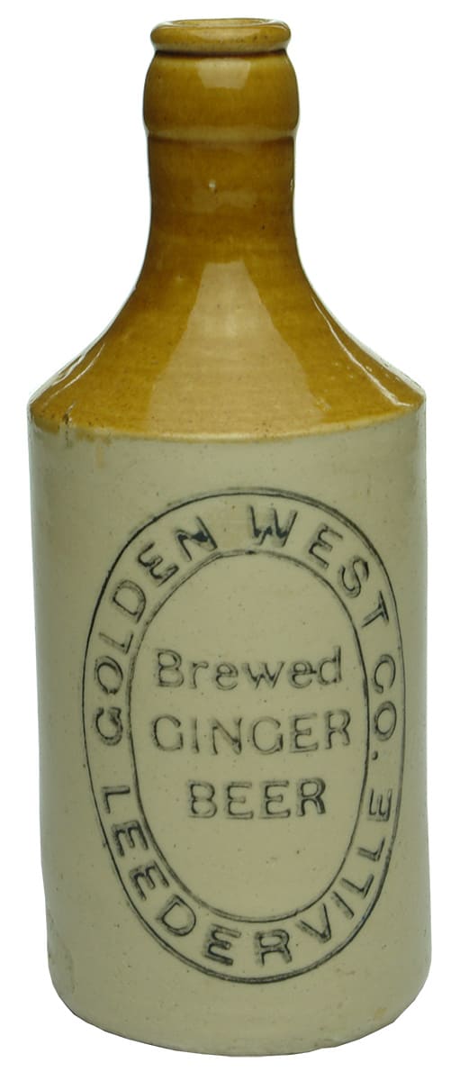 Golden West Brewed Ginger Beer Leederville Bottle