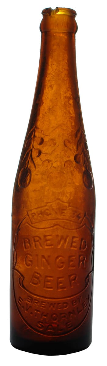 Thornley Sale Ginger Beer Crown Seal Bottle