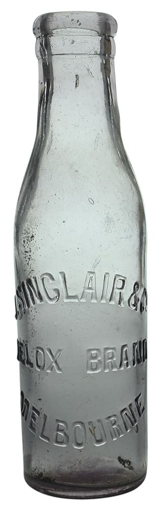 Sinclair Velox Brand Melbourne Chutney Bottle