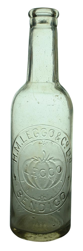 Leggo Bendigo Tomato Sauce Antique Bottle