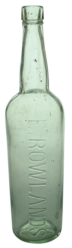 Rowlands Antique Old Cordial Bottle