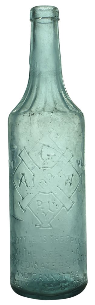 Geelong Aerated Waters Vintage Cordial Bottle