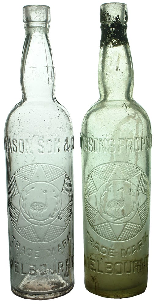 Antique Vintage Cordial Bottles