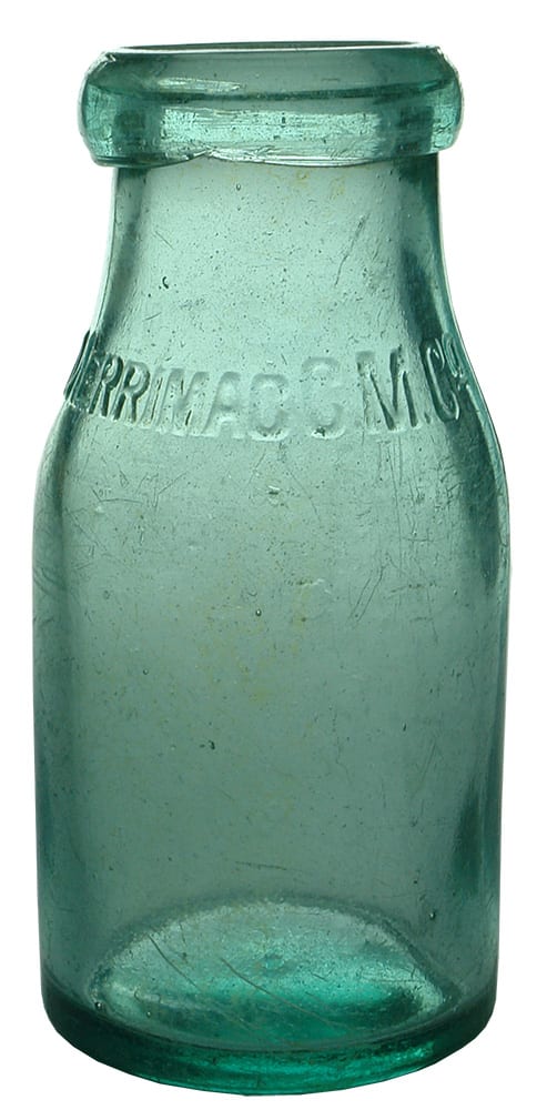 Merrimac Antique Cream Milk Bottle