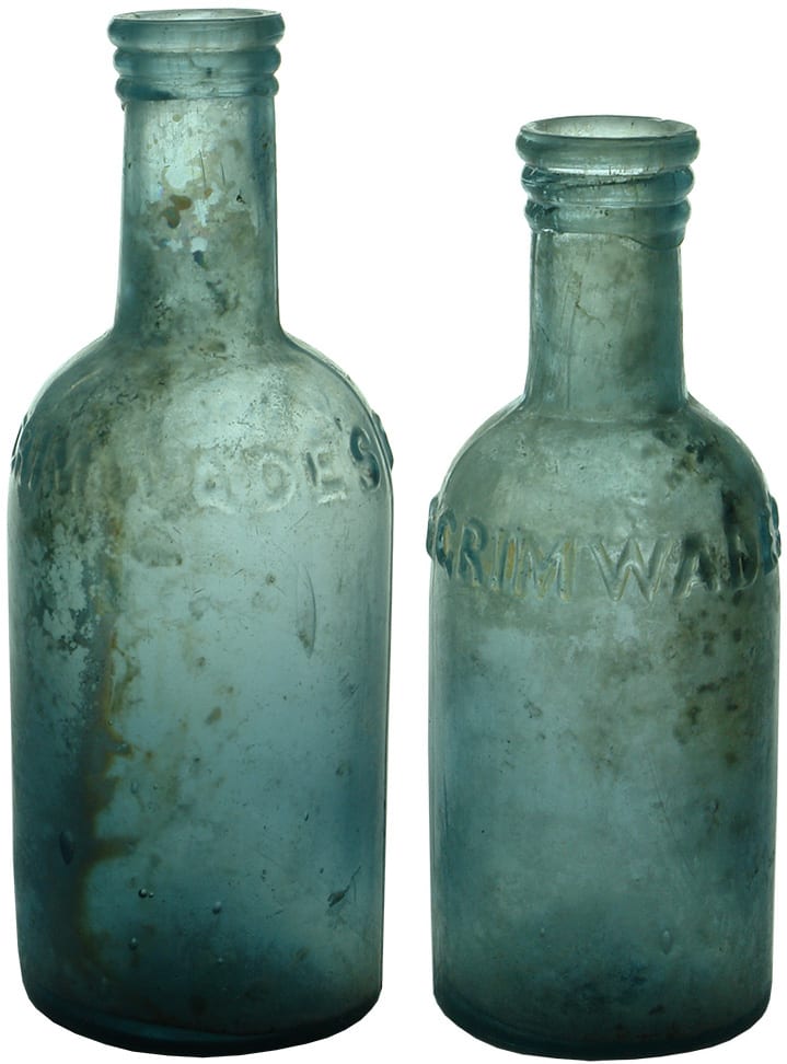 Grimwades Milk Patent Antique Bottles