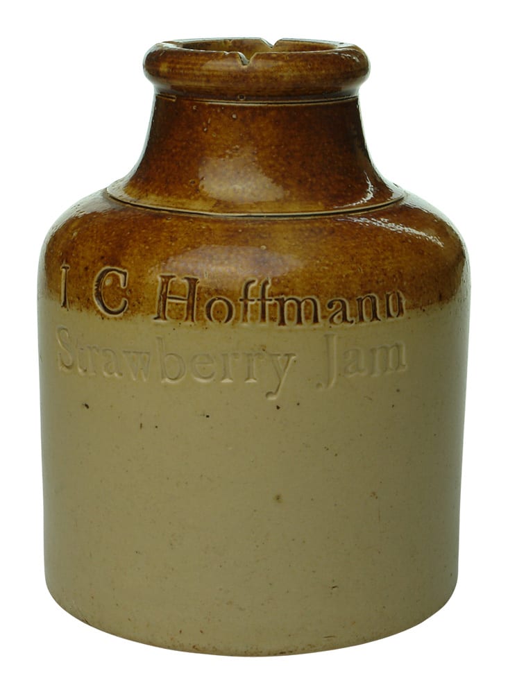 Hoffman Strawberry Jam Stoneware Jar