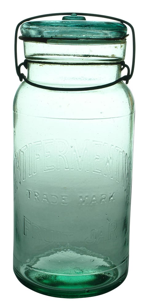 Antifermentine Antique Preserving Fruit Jar