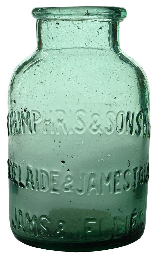 Humphris Jams Jellies Antique Bottle Jar