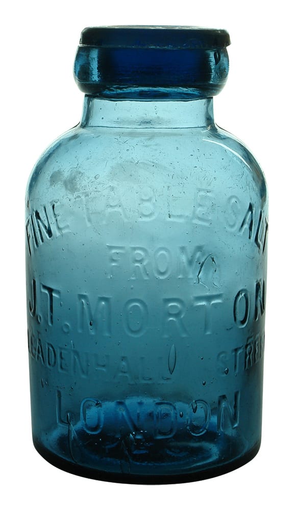 Fine Table Salt Morton London Blue Jar