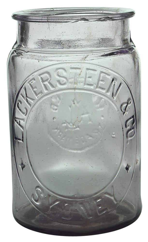 Lackersteen Sydney Antique Purple Jar