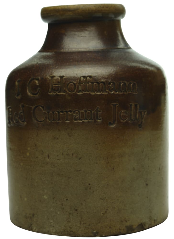 Hoffman Red Currant Jelly Stoneware Jar