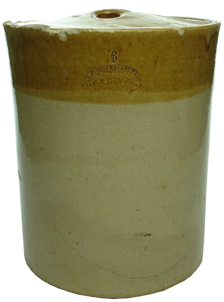 Steward Flinders Lane Melbourne Stoneware Jar