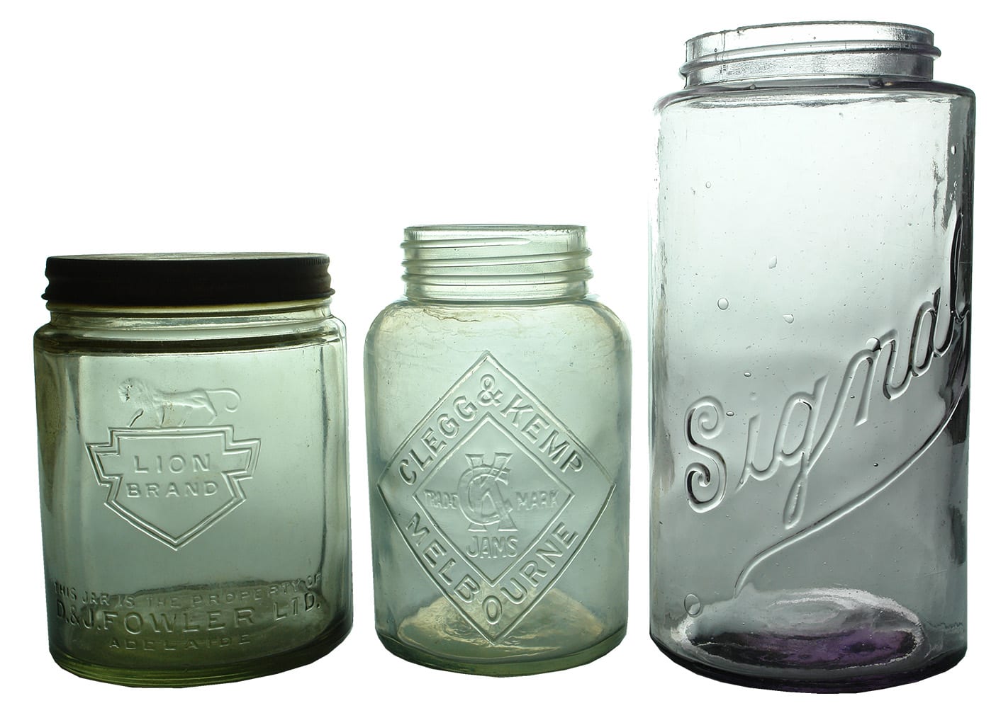 Collection Vintage Preserving Preserves Jars