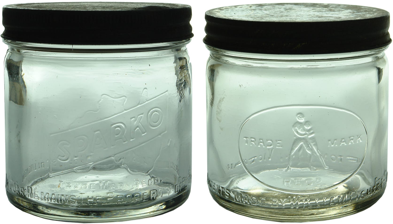 Collection Vintage Floor Polish Jars