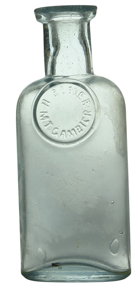 Glover Mount Gambier Antique Chemist Prescription Bottle