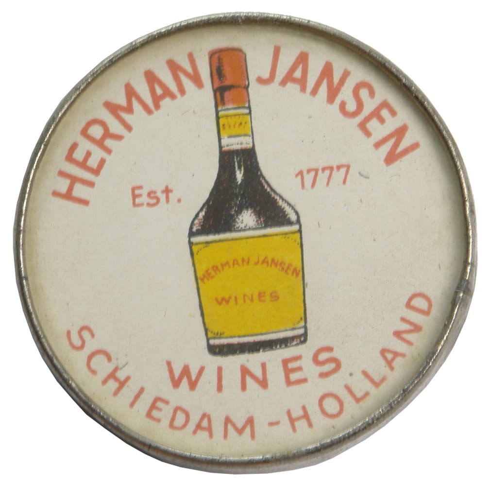 Jansen Wines Schiedam Advertising Mirror