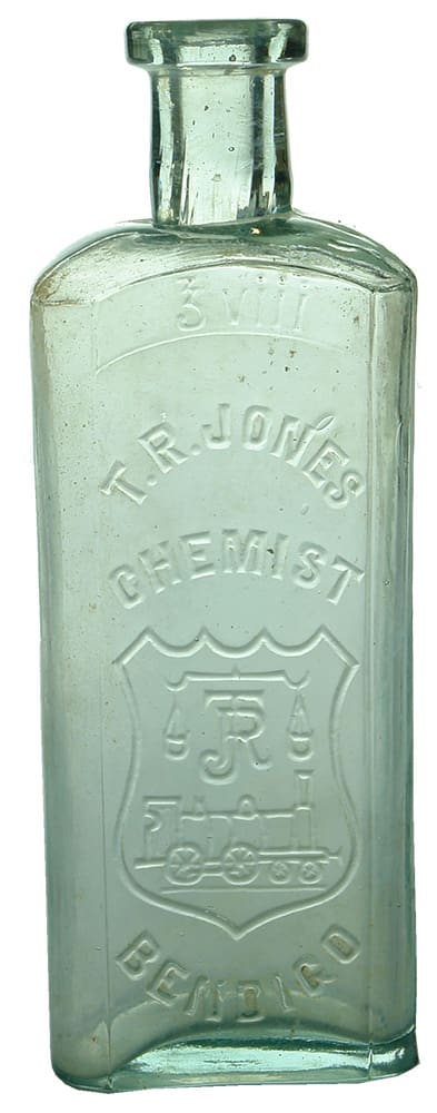 Jones Chemist Bendigo Train Scales Bottle