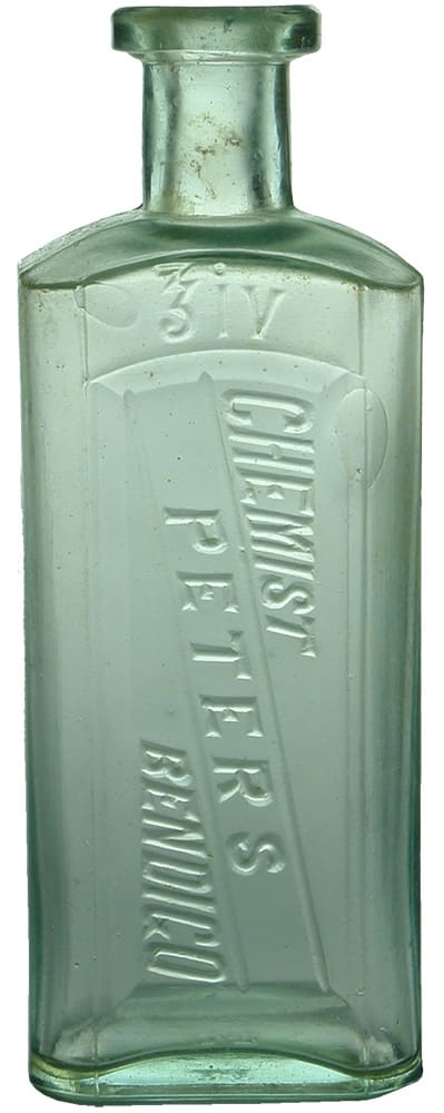 Peters Chemist Bendigo Antique Bottle