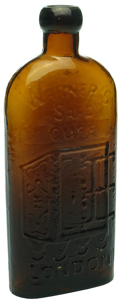 Warners Safe Cure London Antique Bottle