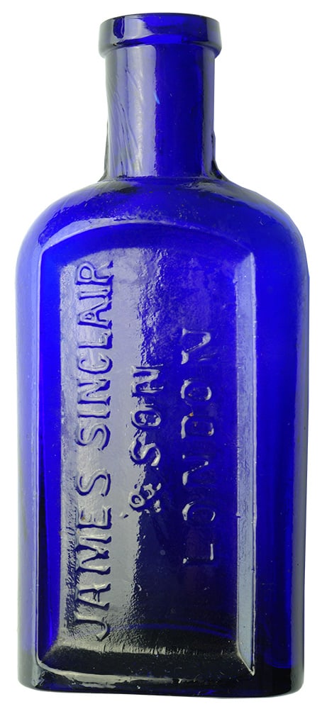 James Sinclair London Cobalt Blue Bottle