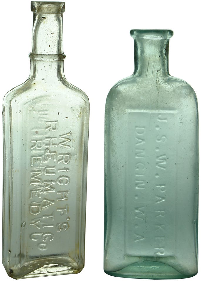 Collection Medicine Eucalyptus Antique Bottles